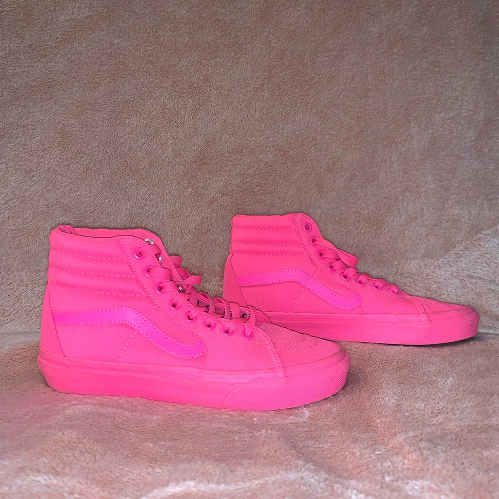 Hot pink High top Vans